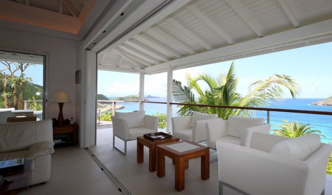 St Barths Luxury Villa Vacation Rentals with heated pool and view on Flamands bay