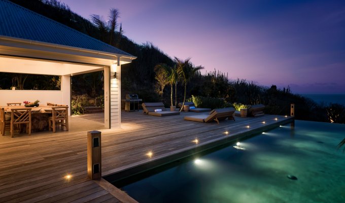 St Barths Holiday Rentals - Luxury Villa Vacation Rentals in St Barthelemy with private pool located in Petit Cul de Sac, offering nice hillside and ocean views - FWI