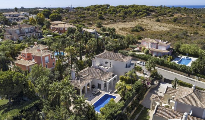 Algarve Luxury Villa Holiday Rental Vilamoura with private heated pool and sea view