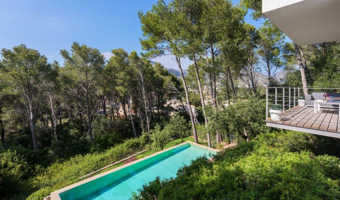 Balearic Islands Majorca Villa holiday rental in Port Pollensa 10 mins walking to the beach  heated pool   