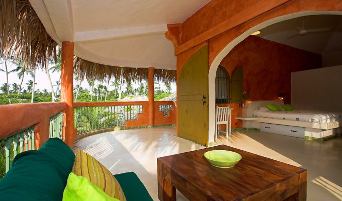Dominican Republic Villa  Vacation Rentals in Las Terrenas 100 m from the beach