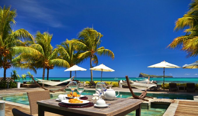 Mauritius beachfront Suites 3  BR Grand Bay Cap Malheureux 