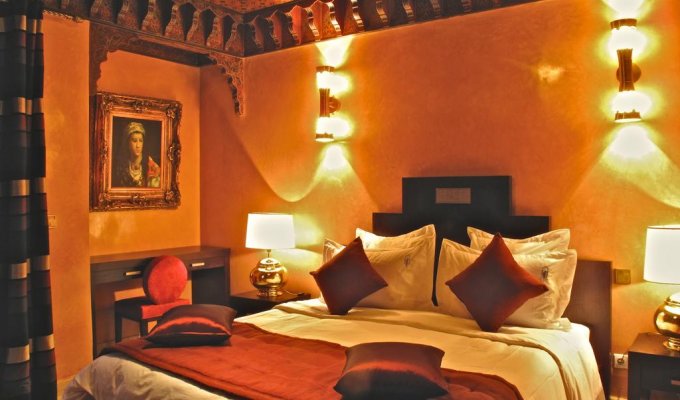 Chambre of luxury Riad in Marrakech 