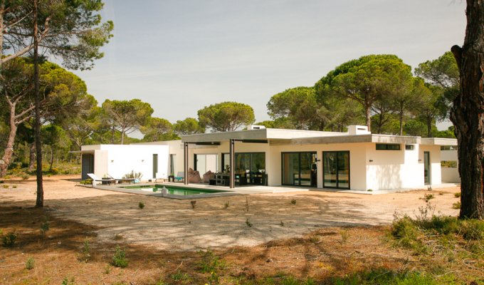 Comporta Portugal Luxury Villa Holiday Rental in the middle of the forest of Muda, Lisbon Coast