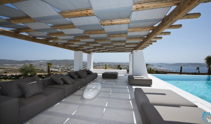 Mykonos Luxury villa vacation rentals overlooking the Aegean Sea