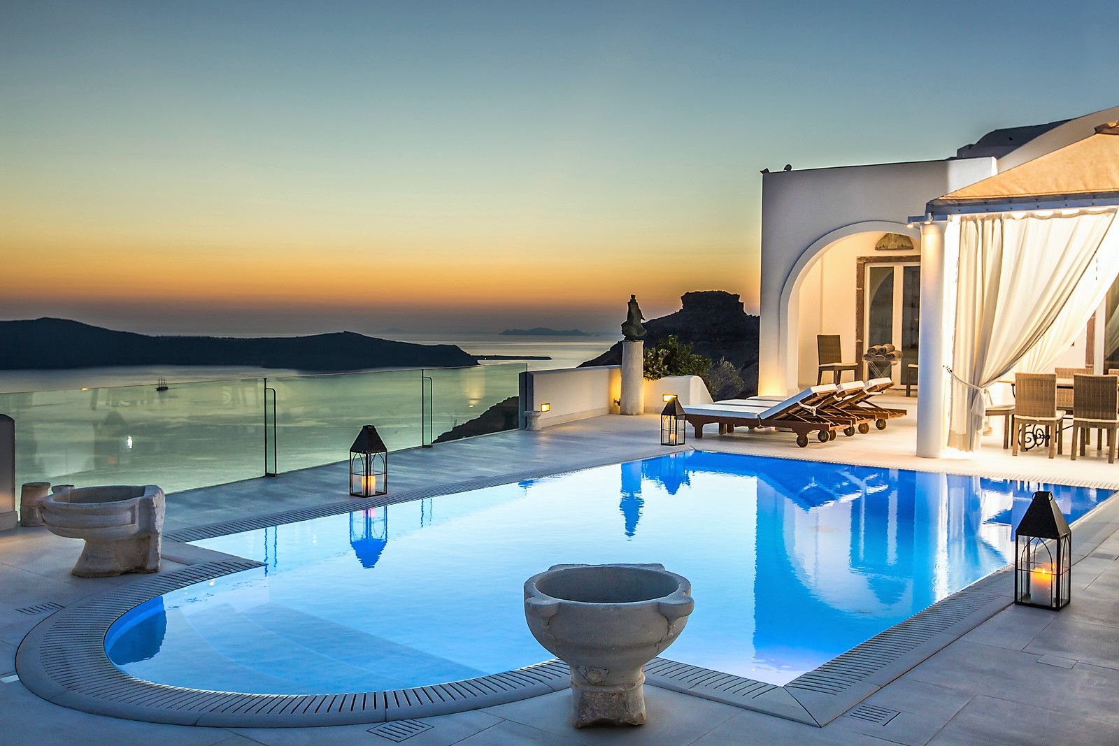 Greece Santorini Villa Vacation rentals private pool