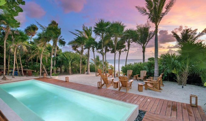 Sian Kaan Biosphere Reserve Villa vacation rentals Beachfront Staff Chef Private Pool - Riviera Maya