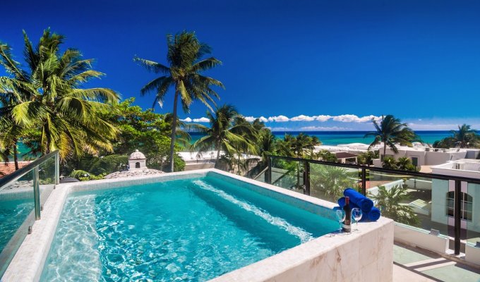 Mayan Riviera - Playa del Carmen seaview villa vacation rentals with private pool and staff - Playacar