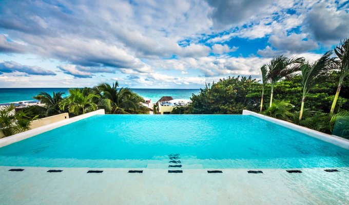 Yucatan - Mayan Riviera - Playa del Carmen seaview villa vacation rentals with private pool and staff - Playacar