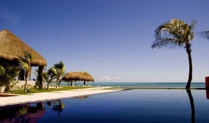 Yucatan - Mayan Riviera - Soliman Bay Luxury beachfront villa vacation rentals with private pool and staff
