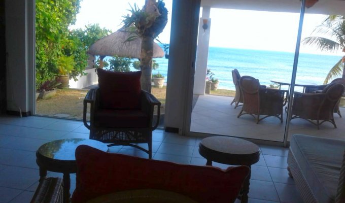 Tamarin Beachfront Villa holiday rentals with private pool and wifi Mauritius