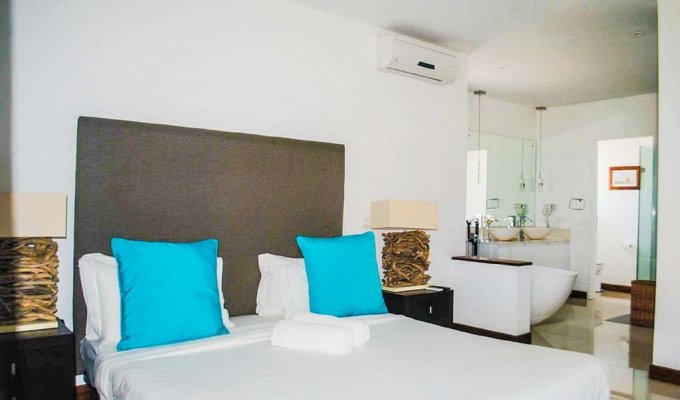Tamarin beachfront Apartment holiday rentals with communal pool and wifi,Mauritius