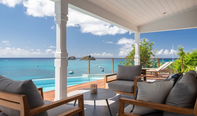 St Barths Beachfront Luxury Villa Vacation Rentals close to Gustavia and St Jean