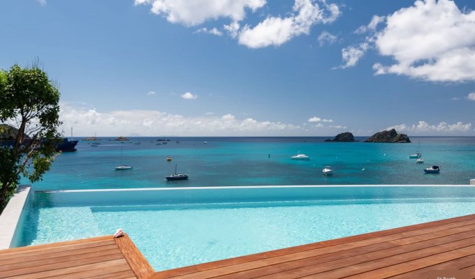 St Barths Beachfront Luxury Villa Vacation Rentals close to Gustavia and St Jean