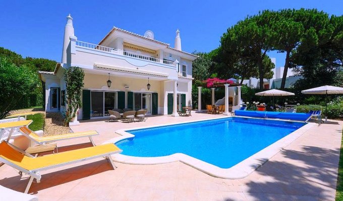 Vale do Lobo Portugal Villa Holiday Rental on the golf with heated pool and close to the beach, Algarve