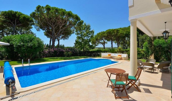 Vale do Lobo Portugal Villa Holiday Rental on the golf with heated pool and close to the beach, Algarve