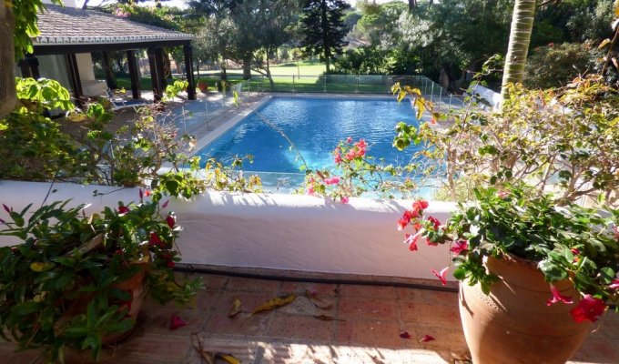 Quinta do Lago Portugal Luxury Villa Holiday Rental with secure heated pool and golf view, Algarve