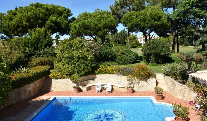 Quinta do Lago Portugal Luxury Villa Holiday Rental with heated pool and golf view, Algarve