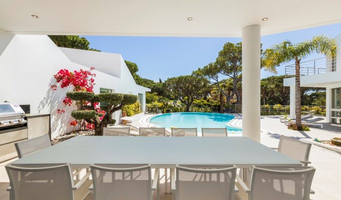 Quinta do Lago Portugal Luxury Villa Holiday Rental with private pool & staff, cinema room, sauna, hammam and golf view, Algarve