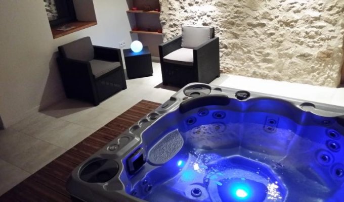 Vendee Holiday Home Rental Challans with Jacuzzi group