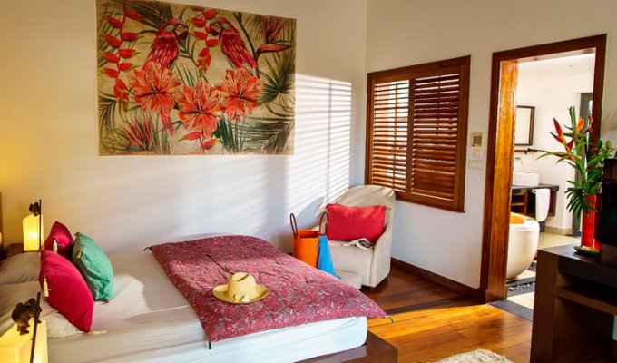 Mauritius Luxury Villa rental Bel Ombre at 200 m from beach  and access to the So Sofitel Beach club