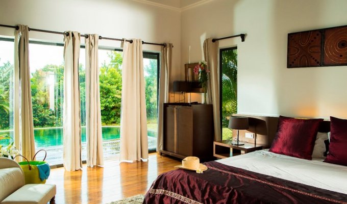Mauritius Luxury Villa rental Bel Ombre at 200 m from beach  and access to the So Sofitel Beach club