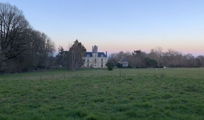 Pays de la Loire Castle Rental Cholet with pool 45 minutes from Puy du Fou et Terra Botanica Park