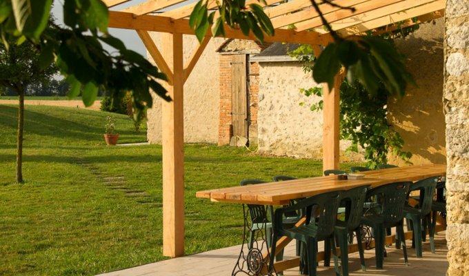 Pays de la Loire Holiday Home Rental Saumur for group with heated pool, jacuzzi and sauna