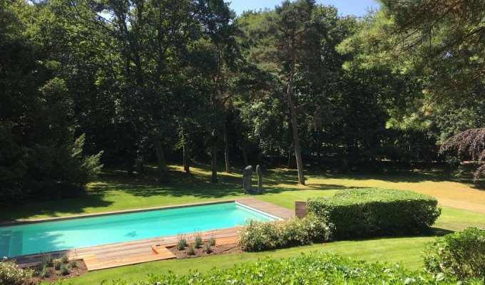 Holiday villa rental private pool park near golf Le Touquet Paris Plage