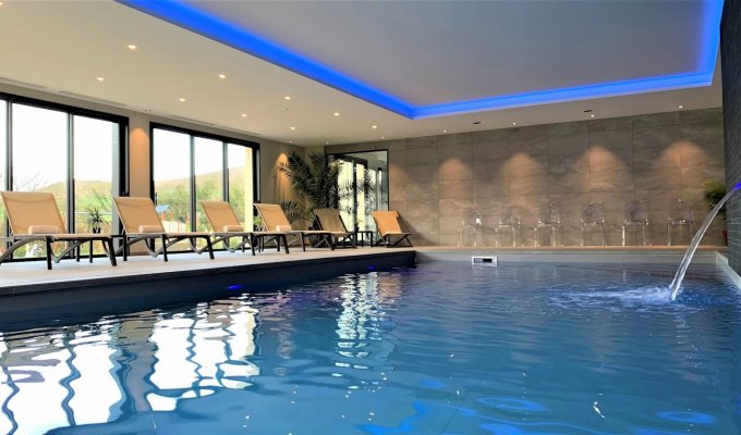 Boulogne sur Mer Holiday home rental 700 m from the beach with heated indoor swimming pool and wellness spa area