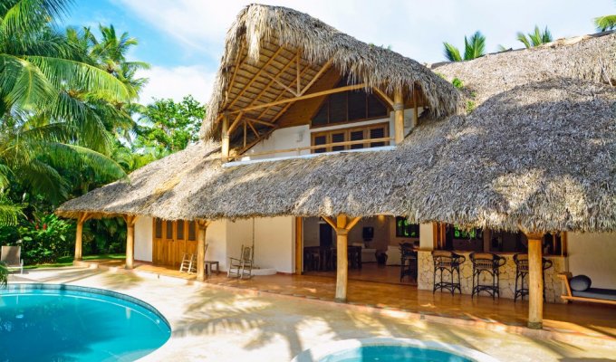 Dominican Republic Luxury Villa Las Terrenas on the Beach of Playa Coson