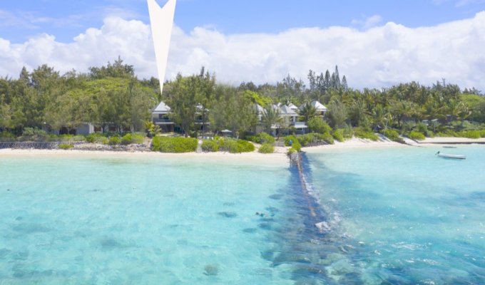 Beachfront Mauritius Villa rentals in Pointe d'Esny south coast  
