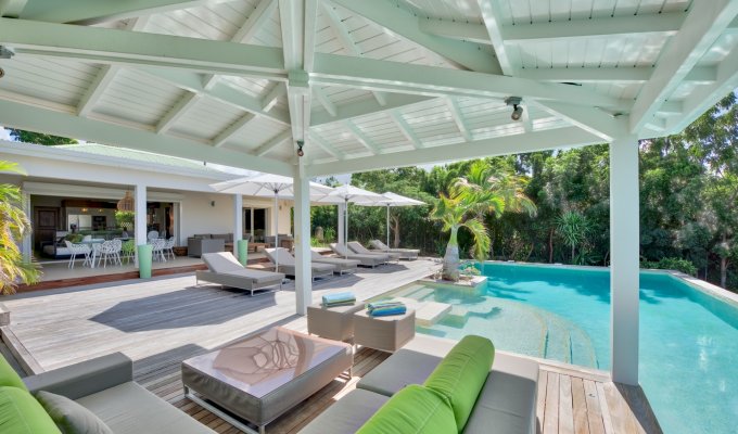 St Martin Terres Basses Villa rentals private pool close to beaches