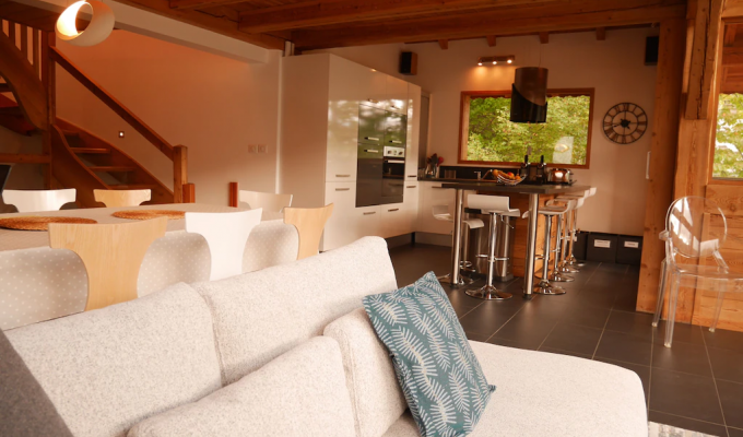 Serre Chevalier Luxury Chalet Rental near the slopes sauna and concierge services