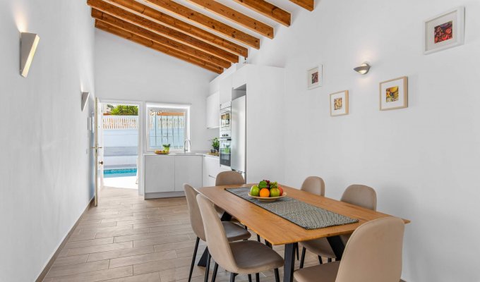 3 bedroom Calpe Costa Blanca villa rental with private pool near the beach