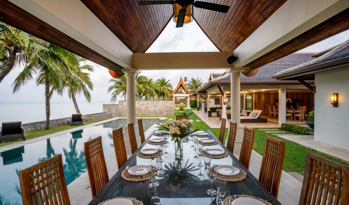 Thailand Villa Vacation rentals in Koh Samui 13 bedroom Beachfront in Maenam with Private Pool 