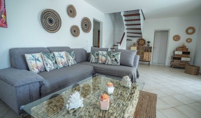 Vacation villa rental in Guadeloupe at St-François with private access to 2 beaches