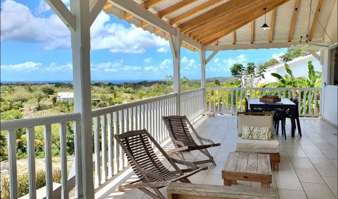 Marie Galante Guadeloupe villa rental with private pool sea view