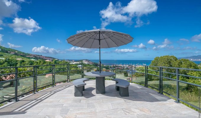Martinique Les Trois Ilets Villa Rental private pool sea view 