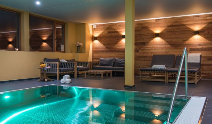 Zermatt luxury ski apartment rental with pool