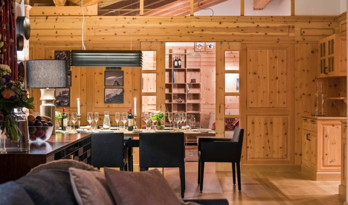 Zermatt luxury ski apartment rental with pool