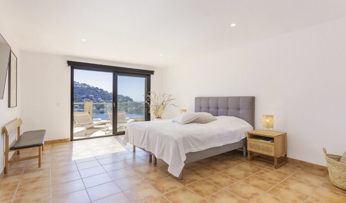 Luxury villa Andratx Port Mallorca Seaview bedroom