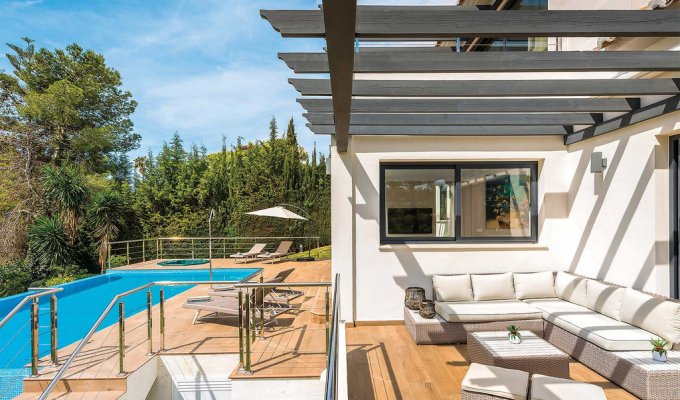 11 guest luxury villa Mijas
