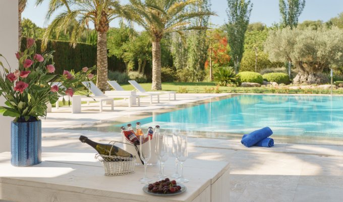 Luxury Villa Mallorca Pollensa heating pool