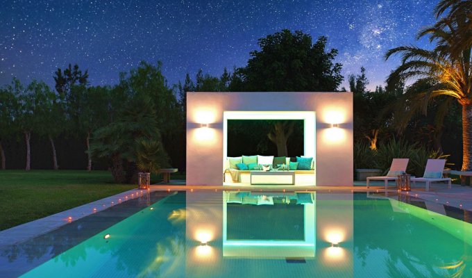 Luxury Villa Mallorca Pollensa heating pool