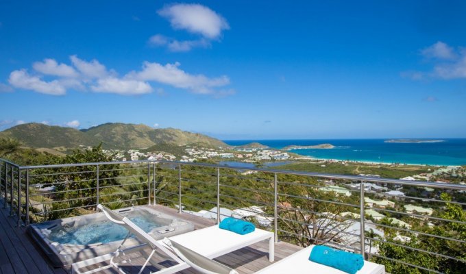 St Martin  Orient Bay Villa rentals with private pool and Jacuzzi