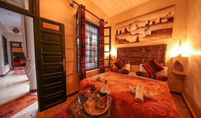 Room of charmed riad in Marrakech 