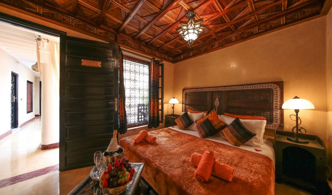 Room of charmed riad in Marrakech 