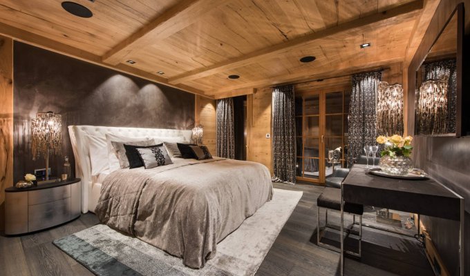 Zermatt luxury ski chalet rental sauna jacuzzi