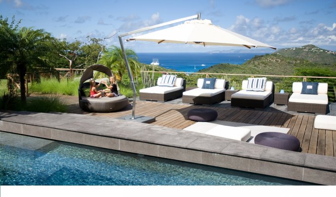 St Barths Holiday Rentals - Luxury Villa Vacation Rentals in St Barthelemy with private pool & ocean views - Lurin - FWI